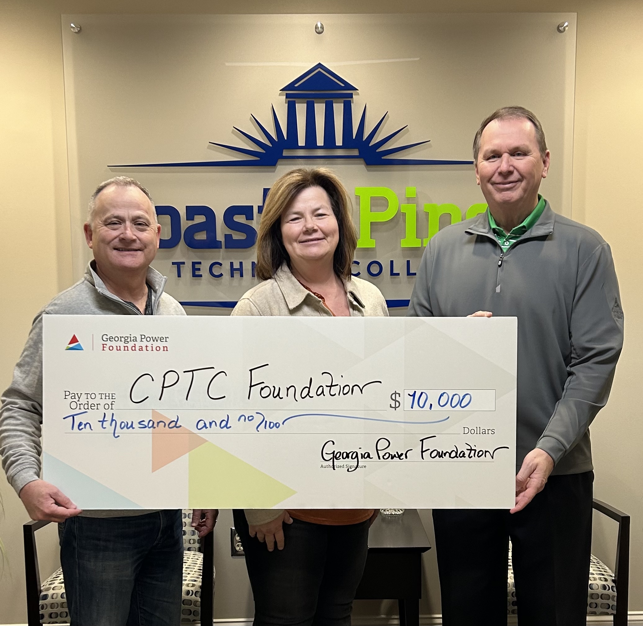 Photo for Georgia Power Foundation Donates to the CPTC Foundation