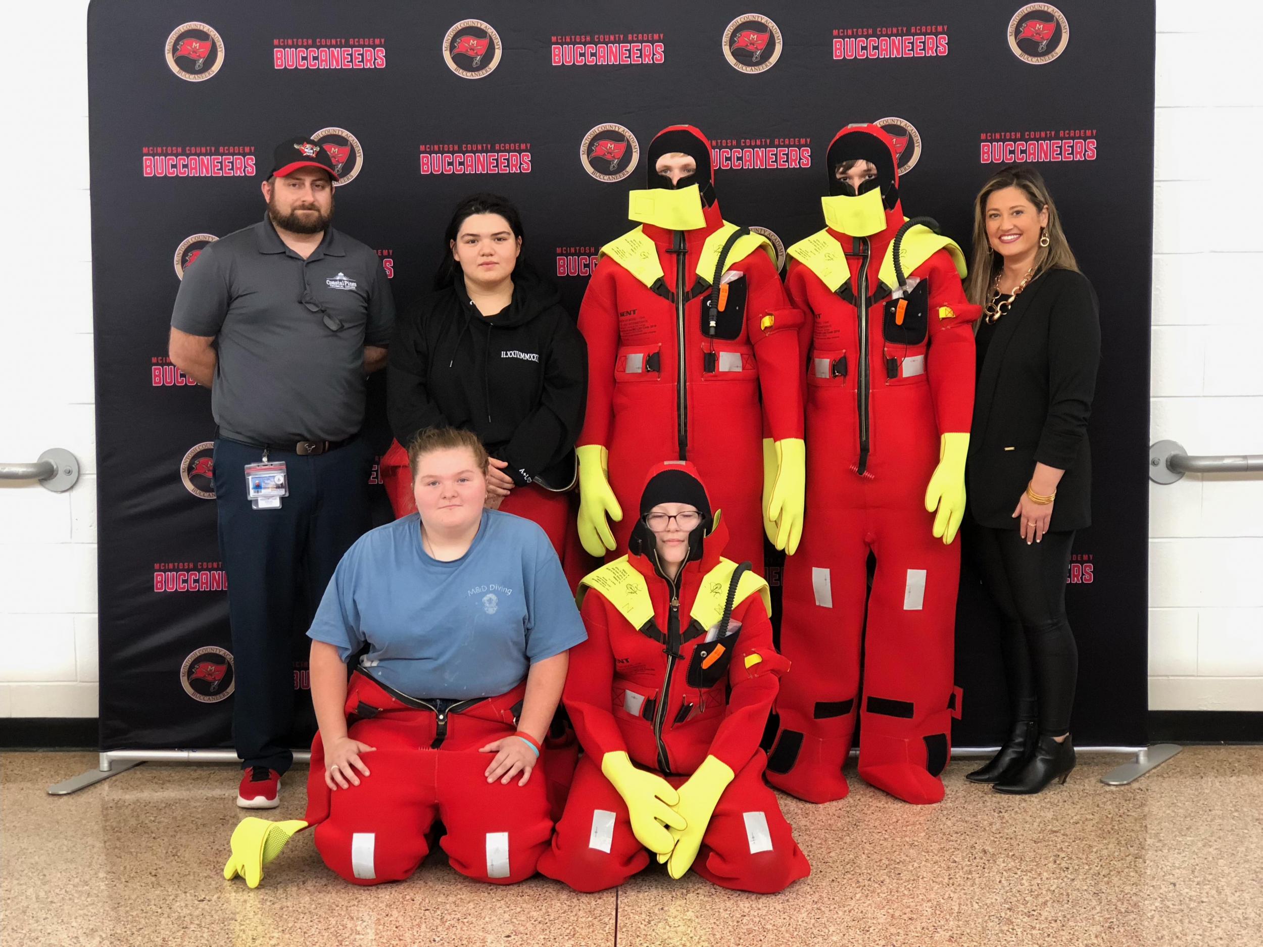 Photo for CPTC Foundation Purchases Scuba Immersion Suits for Commercial Fishing Program at Coastal Pines