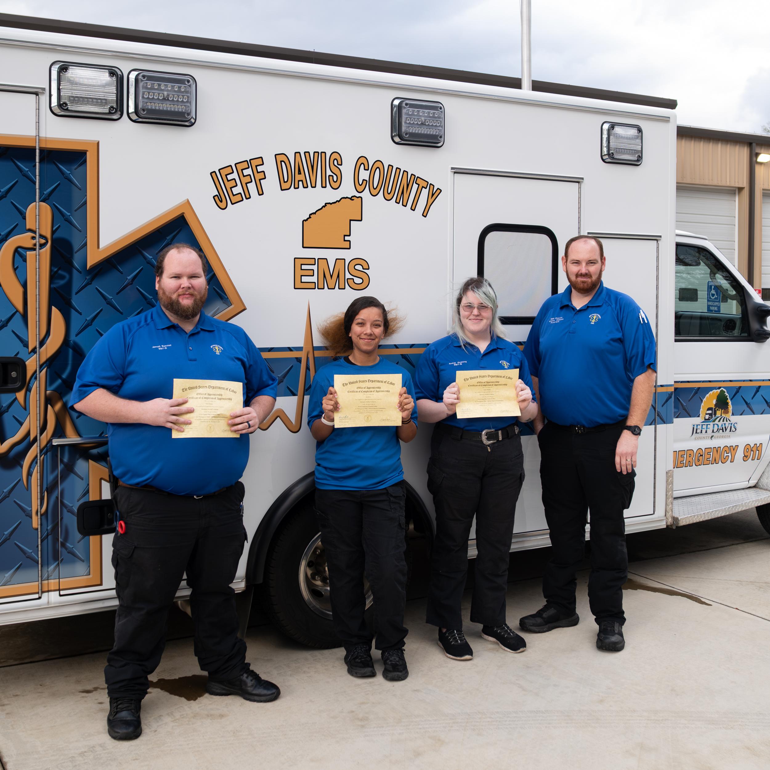 Photo for Coastal Pines Technical College Celebrates EMT Apprenticeship Program Graduates