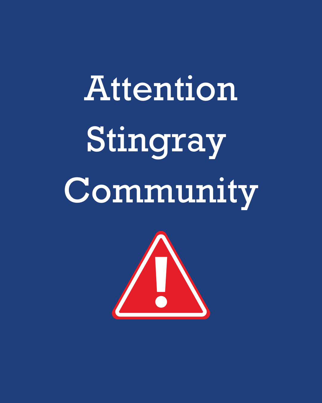 Photo for Attention Stingray Family
