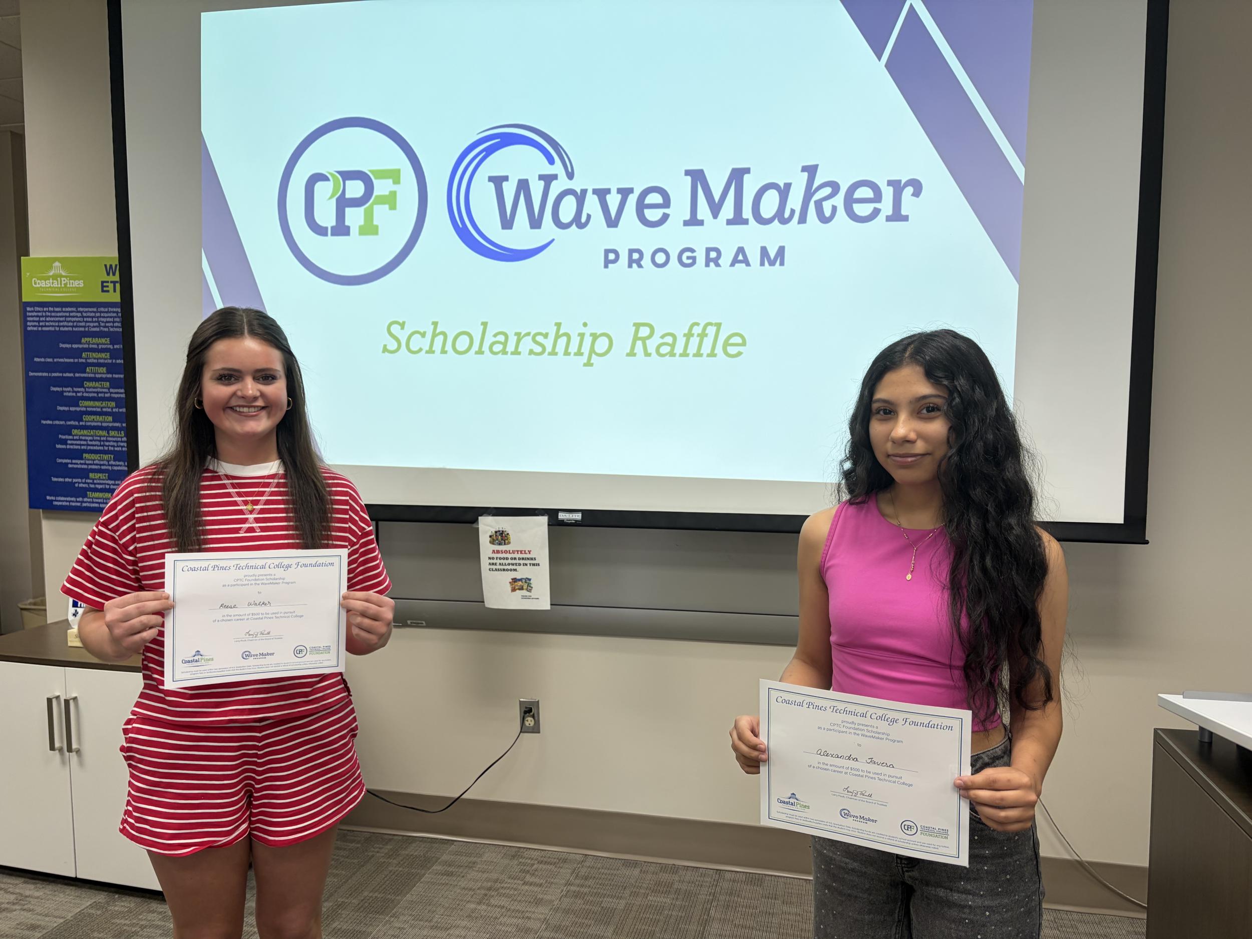 Photo for Coastal Pines Technical College Foundation Awards WaveMaker Scholarships at Jesup Orientation