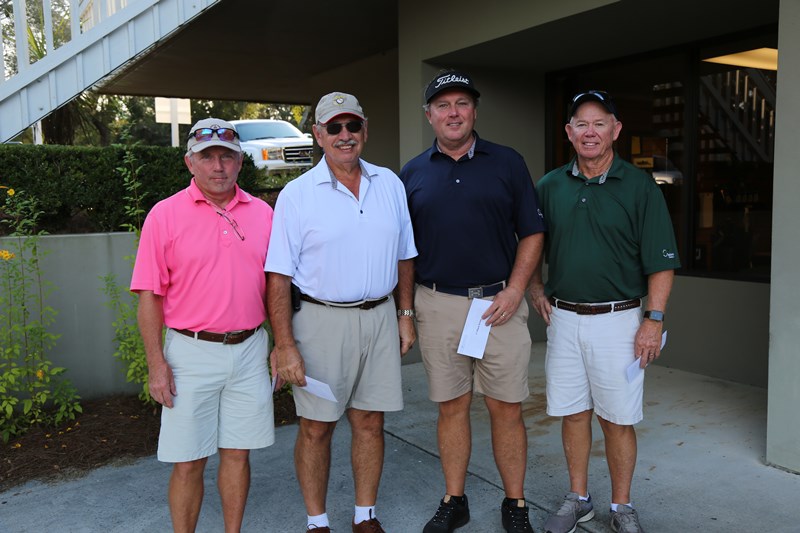 1st Place Gross: Team Rotary Club of Waycross Wayne Bashlor, Philip Suess, Bryant Wiggins, and Strat Theologus